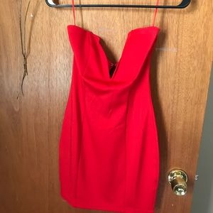 Tobi minidress strapless
